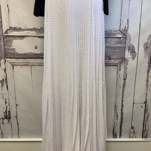 Alice & Olivia Katz White Asymmetric Skirt NWT